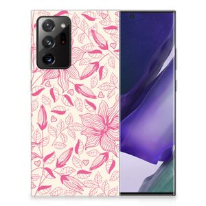 Samsung Galaxy Note20 Ultra TPU Case Pink Flowers