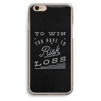 Risk loss: iPhone 6 / 6S Transparant Hoesje
