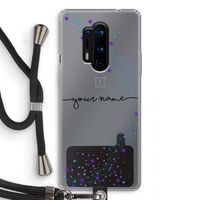 Sterren: OnePlus 8 Pro Transparant Hoesje met koord