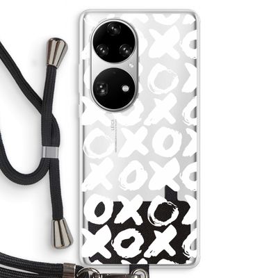 XOXO: Huawei P50 Pro Transparant Hoesje met koord