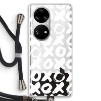 XOXO: Huawei P50 Pro Transparant Hoesje met koord