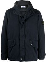 Stone Island veste matelassée à patch Compass - Bleu - thumbnail