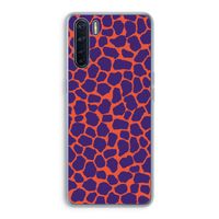 Purple Giraffe: Oppo A91 Transparant Hoesje