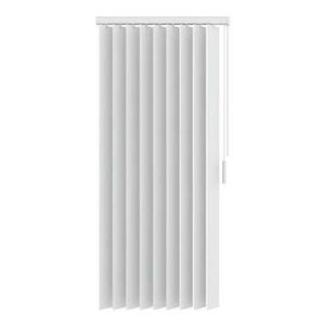 Verticale lamellen PVC verduisterend 89 mm - wit - 250x180 cm - Leen Bakker