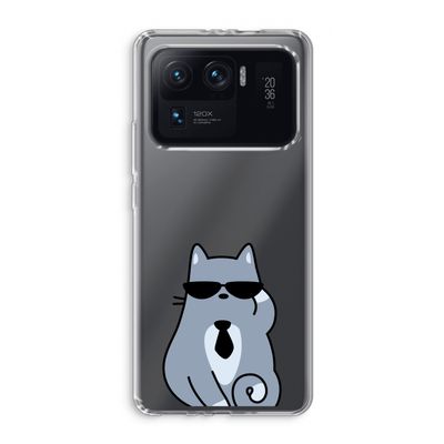 Cool cat: Xiaomi Mi 11 Ultra Transparant Hoesje