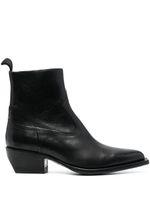 Golden Goose 50mm pointed-toe leather boots - Noir - thumbnail