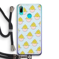 Citroenen: Huawei P Smart (2019) Transparant Hoesje met koord