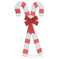 VidaXL Kerstdecoratie zuurstok 50 led&apos;s warm wit