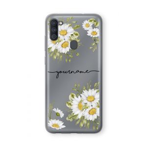 Daisies: Samsung Galaxy A11 Transparant Hoesje