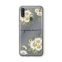 Daisies: Samsung Galaxy A11 Transparant Hoesje