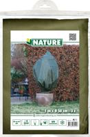 Nature winterafdekhoes met koord D0.50 cm x H1 m groen