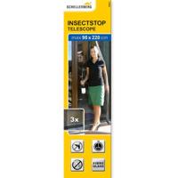 Muskietennet Schellenberg Deuren Glasvezel Antraciet (95 x 220 cm)