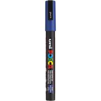 Uni-Posca Posca marker, afm pc-3m, lijndikte 0,9-1,3 mm, fijn, blauw, 1 stuk