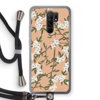 Blossoming spring: Xiaomi Redmi 9 Transparant Hoesje met koord