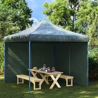VidaXL Tentwanden 2 st met ritssluiting pe groen