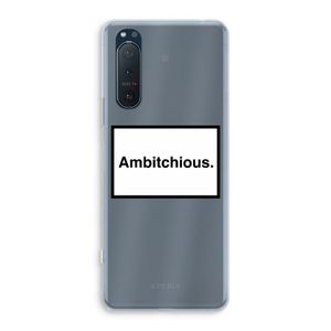 Ambitchious: Sony Xperia 5 II Transparant Hoesje