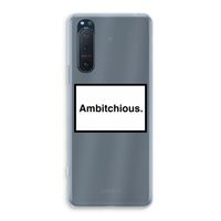 Ambitchious: Sony Xperia 5 II Transparant Hoesje