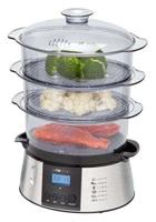 Clatronic DG 3547 stomerkoker 3 mand(en) Zwart, Roestvrijstaal 800 W