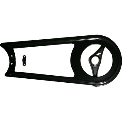 Herrmans kettingscherm staal 48 tands glans zwart incl. bevestiging