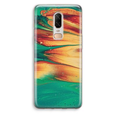 Green Inferno: OnePlus 6 Transparant Hoesje