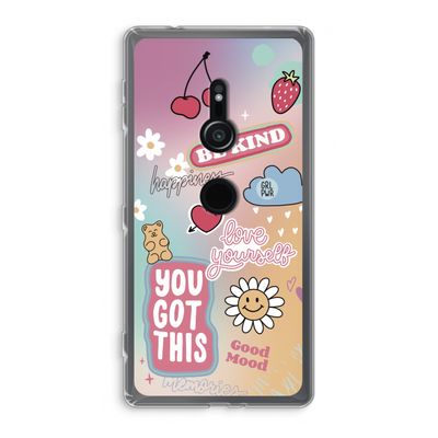 Positivity: Sony Xperia XZ2 Transparant Hoesje
