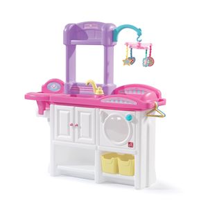 Step2 Love & Care Deluxe Nursery Kinderkamer voor poppen Met wieg, kinderzitje, wasmachine & accessoires (excl. Pop)