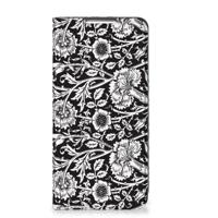 Samsung Galaxy S22 Plus Smart Cover Black Flowers