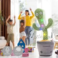 Oplaadbare Dansende en Pratende Cactus met Muziek en Meerkleurige Led's Cacxi InnovaGoods