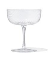 051 Coupe Bergen Glas Twist Reliëf (transparant)