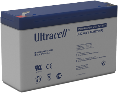 Ultracell loodaccu 6v 12Ah