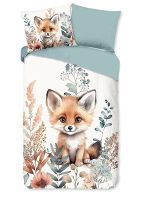 Good Morning Kinderdekbedovertrek "vos" - Multi - (140x200/220 cm) - Katoen Good Morning Kinderdekbedovertrek "vos" - Multi - (140x200/220 cm) - Katoen