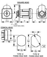 Eurolocks automatencilinder 0802-51 zonder sluitlip