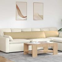 VidaXL Sofa kussens 2 stuks grijs groen 200 x 40 cm cordstof