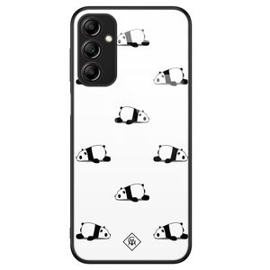 Samsung Galaxy A14 glazen hardcase - Panda