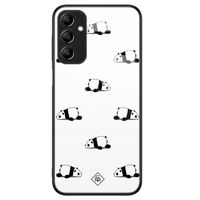 Samsung Galaxy A14 glazen hardcase - Panda Samsung Galaxy A14 glazen hardcase - Panda