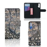 Honor 20 | Telefoonhoesje | Met pasjeshouder | Krokodillenprint