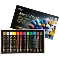 Gallery Oliepastel, L: 7 cm, dikte 11 mm, metallic kleuren, 12 stuk/ 1 doos Gallery Oliepastel, L: 7 cm, dikte 11 mm, metallic kleuren, 12 stuk/ 1 doos