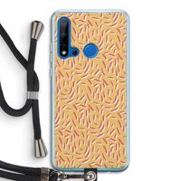 Camouflage: Huawei P20 Lite (2019) Transparant Hoesje met koord