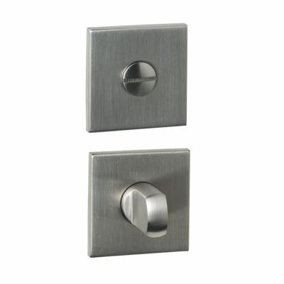 Intersteel WC-sluiting vierkant verdekt 53x53x6mm - met stift 6-8mm - RVS