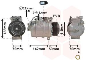 Compressor, airconditioning *** IR PLUS *** 0600K418