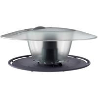 Prosperplast Vogels voedersilo - antraciet - vogels voederplek - 30 cm - kunststof - huisje