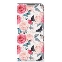 OPPO A54 5G | A74 5G | A93 5G Smart Cover Butterfly Roses