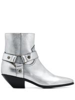 Saint Laurent bottines West Harness - Argent - thumbnail