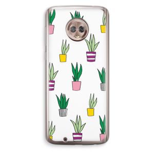 Sanseveria: Motorola Moto G6 Transparant Hoesje