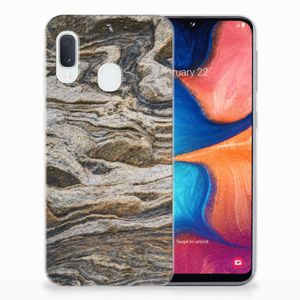 Samsung Galaxy A20e TPU Siliconen Hoesje Steen