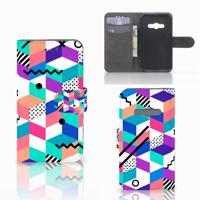 Samsung Galaxy Xcover 3 | Xcover 3 VE | Book Case | Blokken Kleurrijk