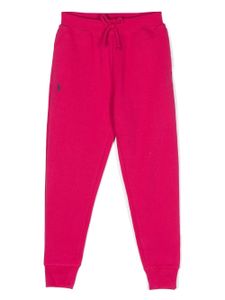 Ralph Lauren Kids pantalon de jogging à logo - Rose