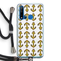 Musketon Anchor: Huawei P20 Lite (2019) Transparant Hoesje met koord Musketon Anchor: Huawei P20 Lite (2019) Transparant Hoesje met koord