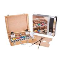 Talens Van gogh olieverf kist basic met 10 kleuren 40ml