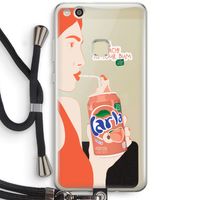 Peach please!: Huawei Ascend P10 Lite Transparant Hoesje met koord
